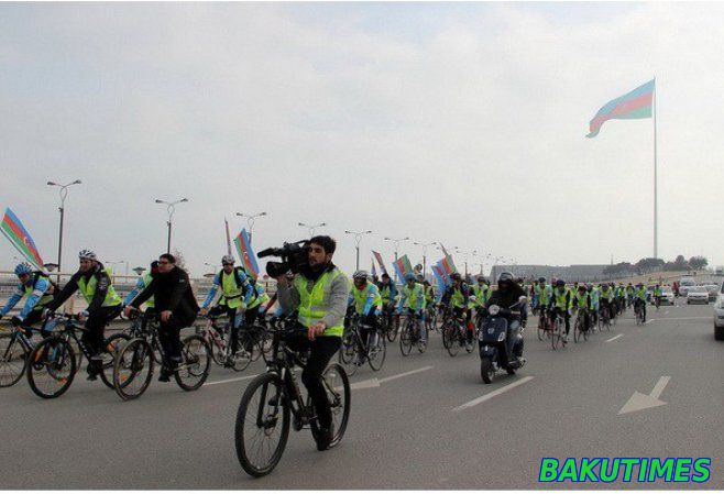 В Баку прошел Велопробег молодежи